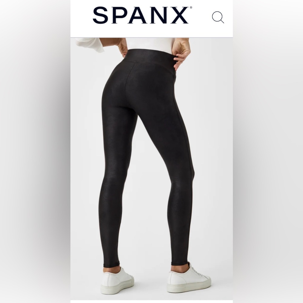 Spanx Faux Leather Leggings